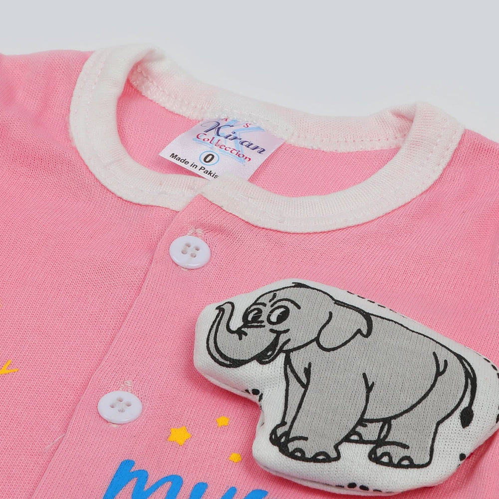 Newborn Boys Half Sleeves Suit - Pink, Newborn Boys Sets & Suits, Chase Value, Chase Value