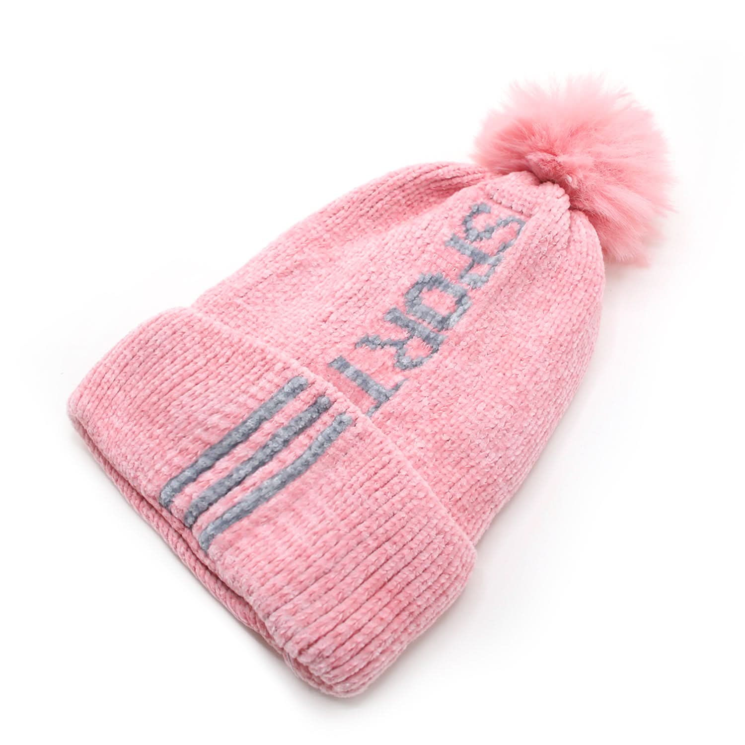 Women's Woolen Cap - Pink, Women's Cap & Other Accessories, Chase Value, Chase Value