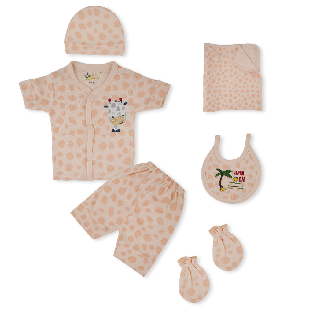 Newborn 6Pcs Gift Set Happy Day, Newborn Gift Set, Chase Value, Chase Value