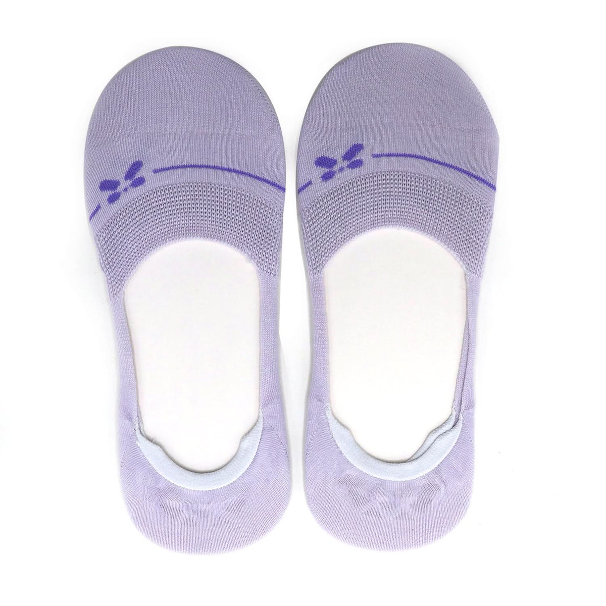 Women's 2Pc Loafer Socks - Purple, Women Socks Stocking & Gloves, Chase Value, Chase Value