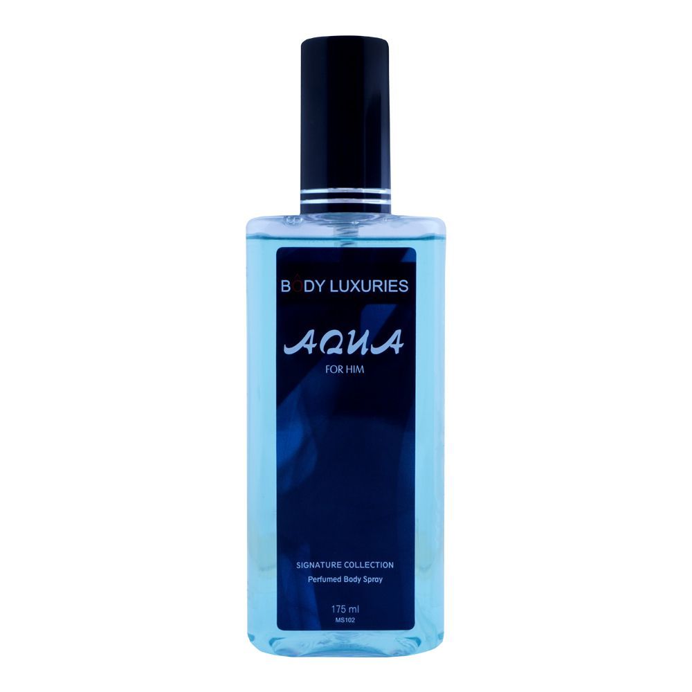 Body Luxuries Branded Men Body Splash 200Ml - Aqua For Him, Men Body Spray & Mist, Chase Value, Chase Value
