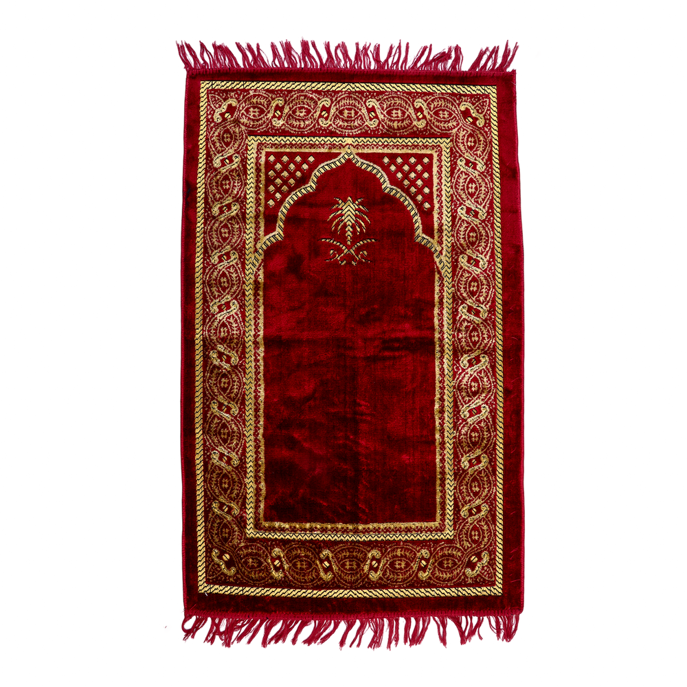 Jae-Namaaz (Prayer Mat) - Red, Prayer Accessories, Chase Value, Chase Value
