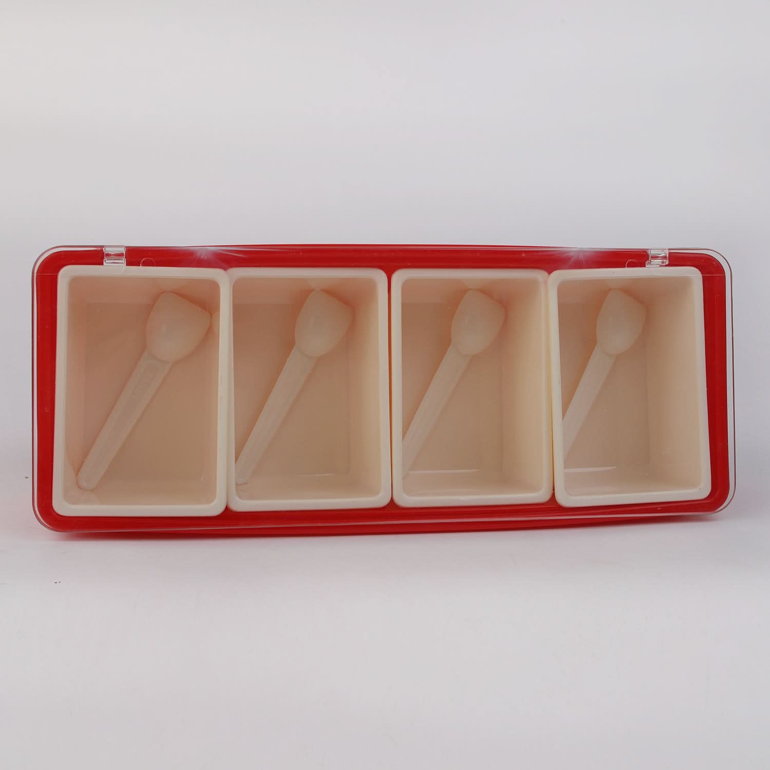 Spice Box 4 Pcs - Red, Spice Boxes, Chase Value, Chase Value