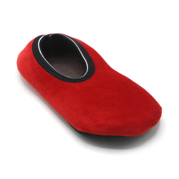 Women's Velvet Boot Socks - Red