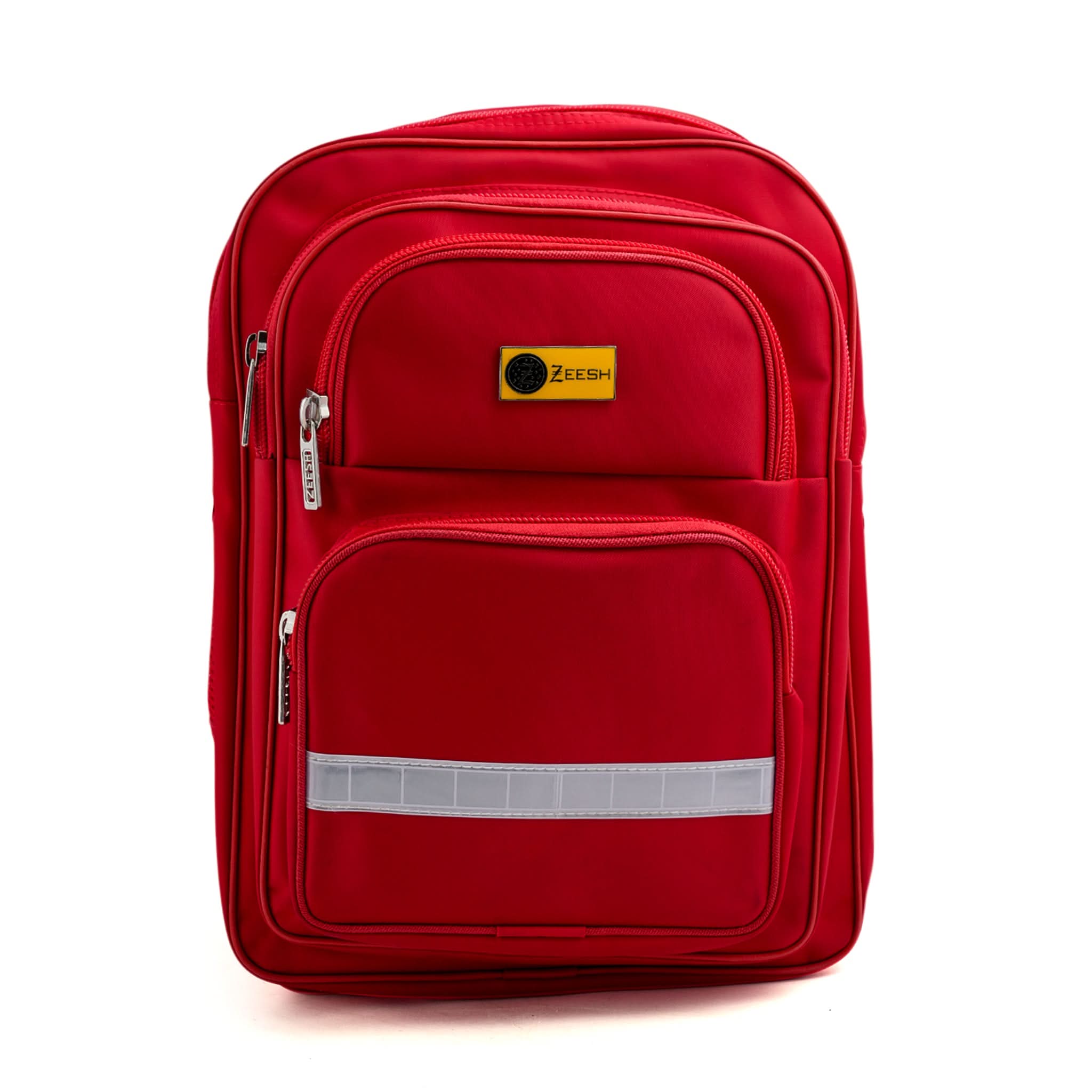 Kids School Backpack 15" Zee-216 - Red, School Bags, Chase Value, Chase Value