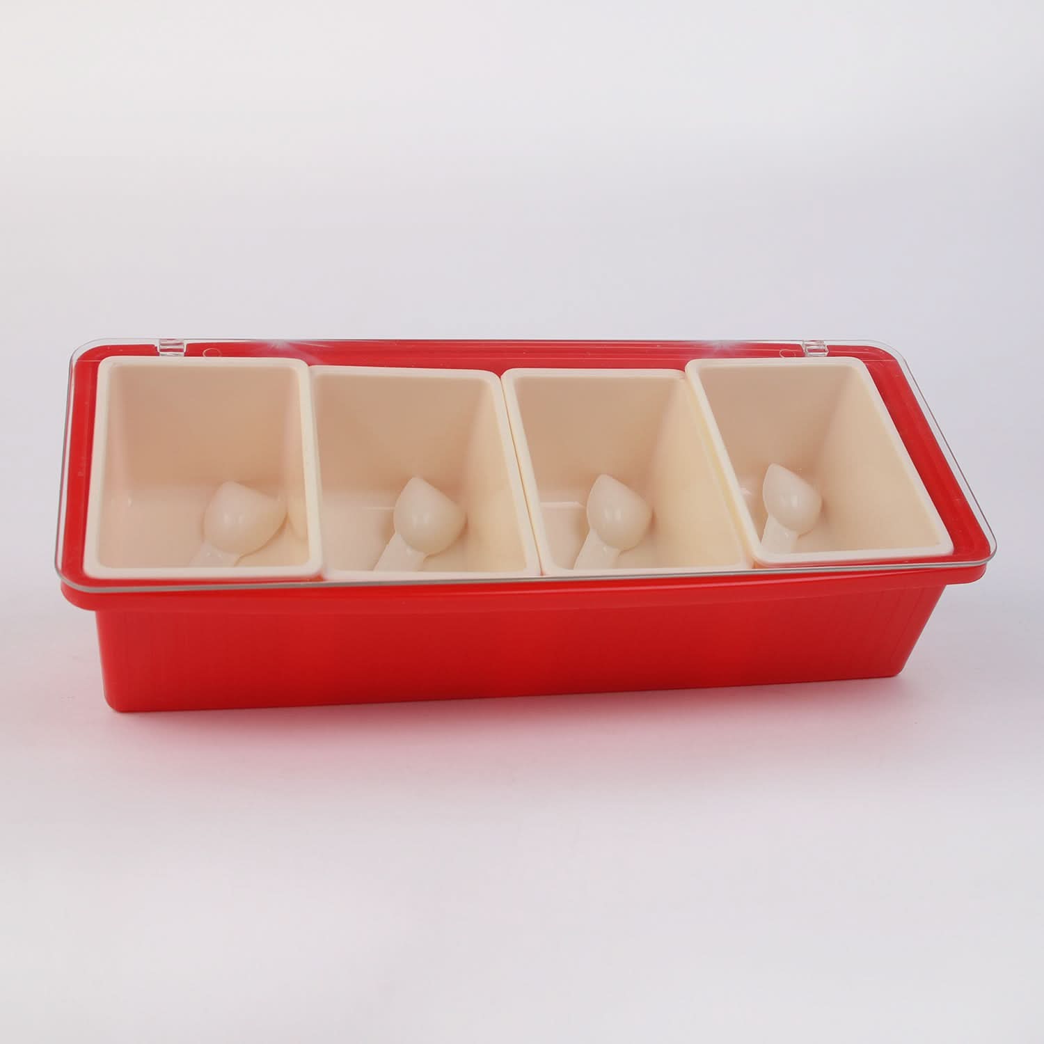 Spice Box 4 Pcs - Red, Spice Boxes, Chase Value, Chase Value