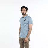 Men's Half Sleeves Polo T-Shirt - Sky Blue, Men's T-Shirts & Polos, Chase Value, Chase Value