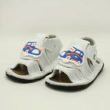 Newborn Boys Sandal- White, Newborn Caps, Shoes & Socks, Chase Value, Chase Value