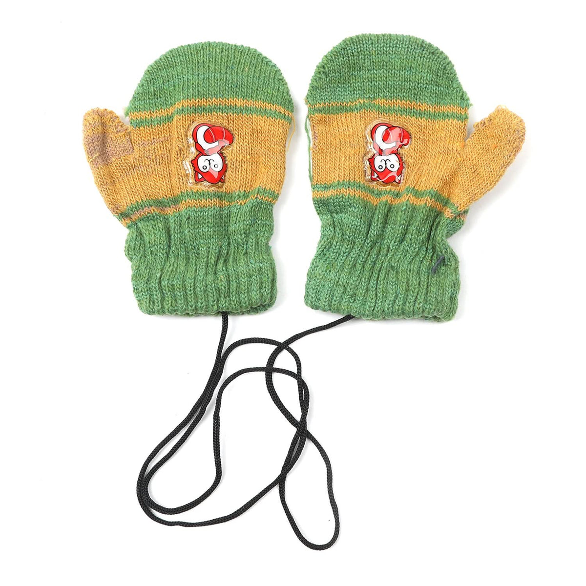 Newborn Woolen Gloves - Yellow, Newborn Caps, Shoes & Socks, Chase Value, Chase Value
