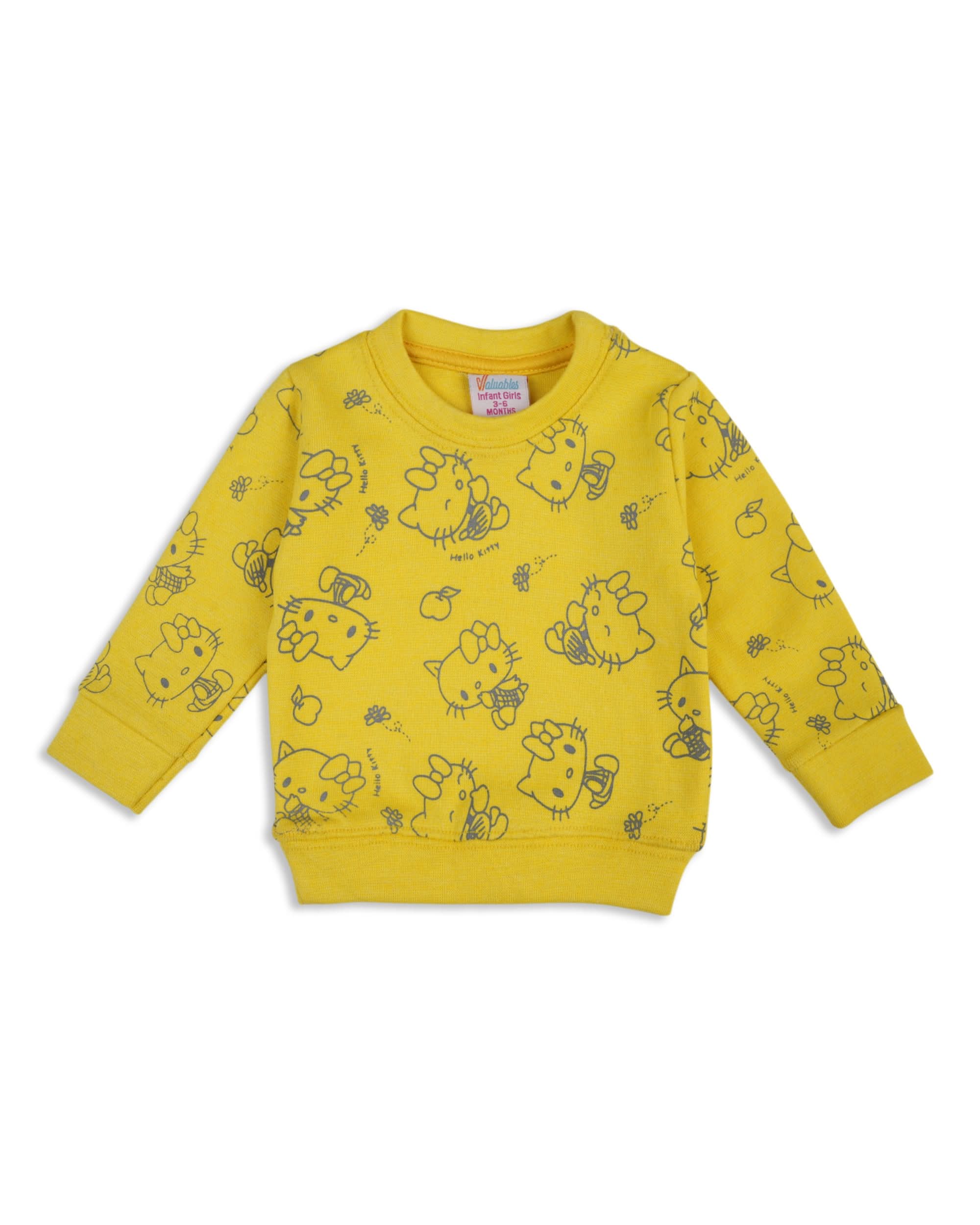 Valuables Newborn Girls Sweat Shirt, Newborn Girls Winterwear, Chase Value, Chase Value