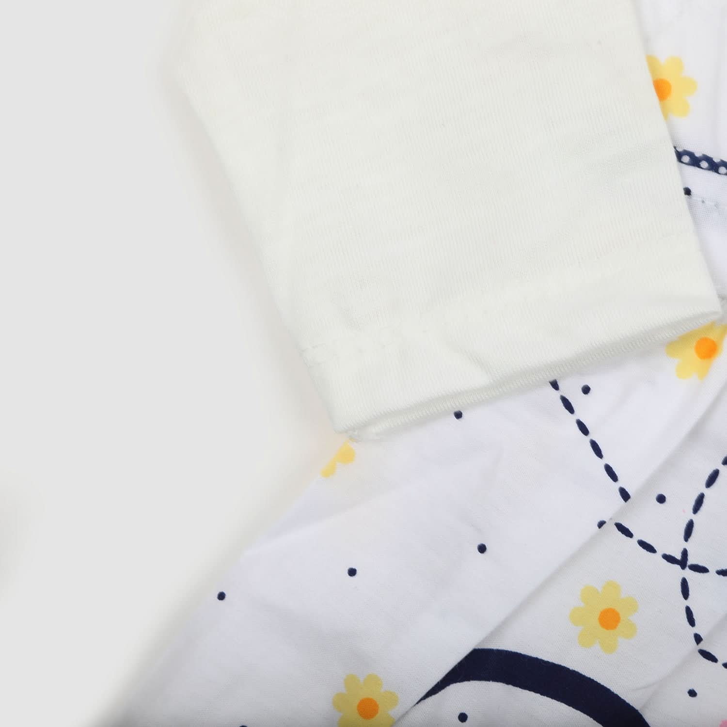 Newborn Girls Full Sleeves Suit - Yellow, Newborn Girls Sets & Suits, Chase Value, Chase Value