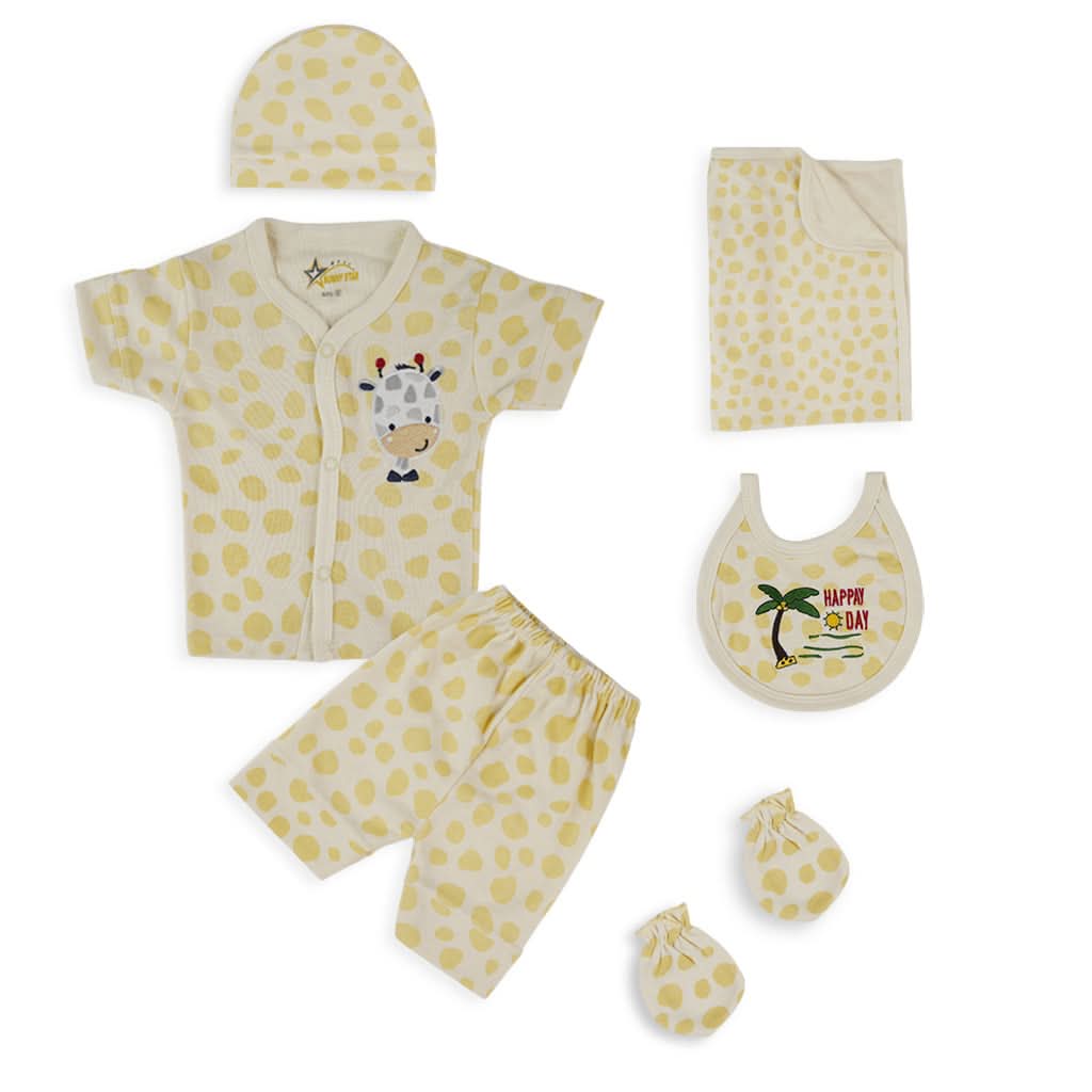 Newborn 6Pcs Gift Set Happy Day, Newborn Gift Set, Chase Value, Chase Value