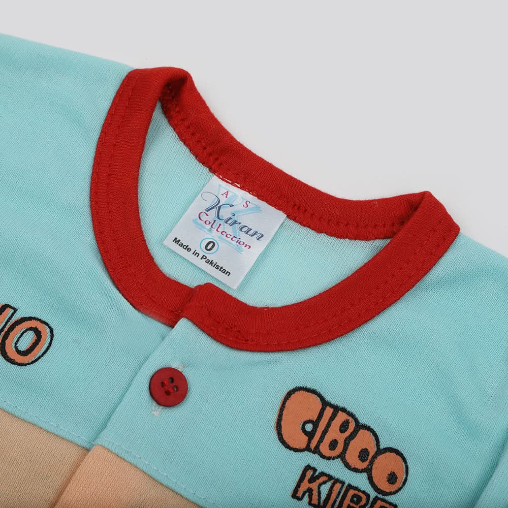 Newborn Boys Full Sleeves Suit - Cyan, Newborn Boys Sets & Suits, Chase Value, Chase Value