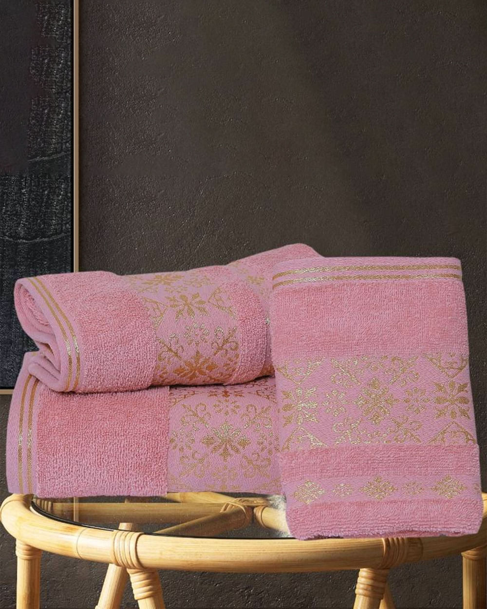 Towel Set 3 Pcs, Bath Towels, Chase Value, Chase Value