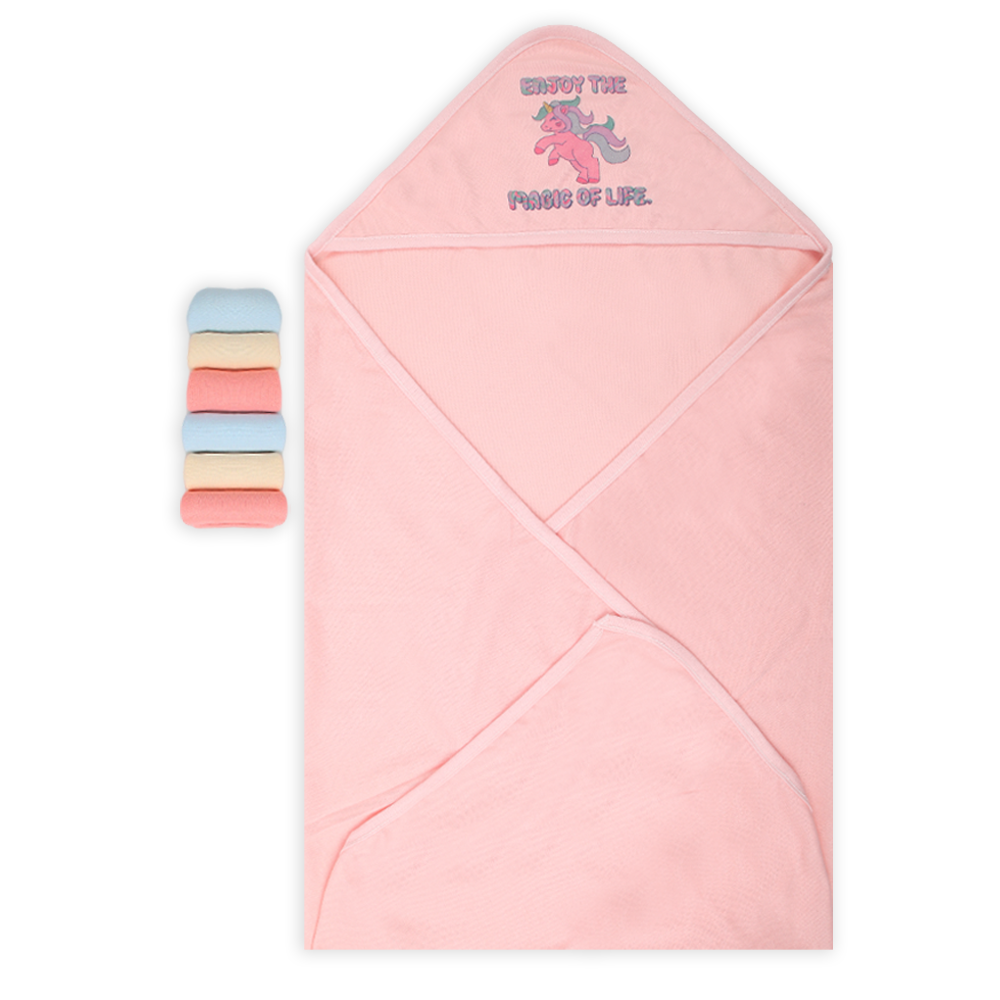 Valuable Wrapping Sheet & 6pc Roll Face towel - Pink, Wrapping Sheets, Chase Value, Chase Value