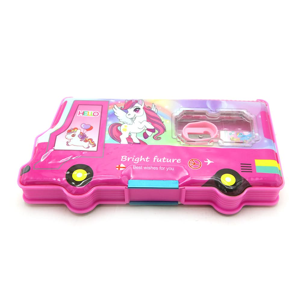 Pencil Box - Pink, Pencil Boxes & Stationery Sets, Chase Value, Chase Value