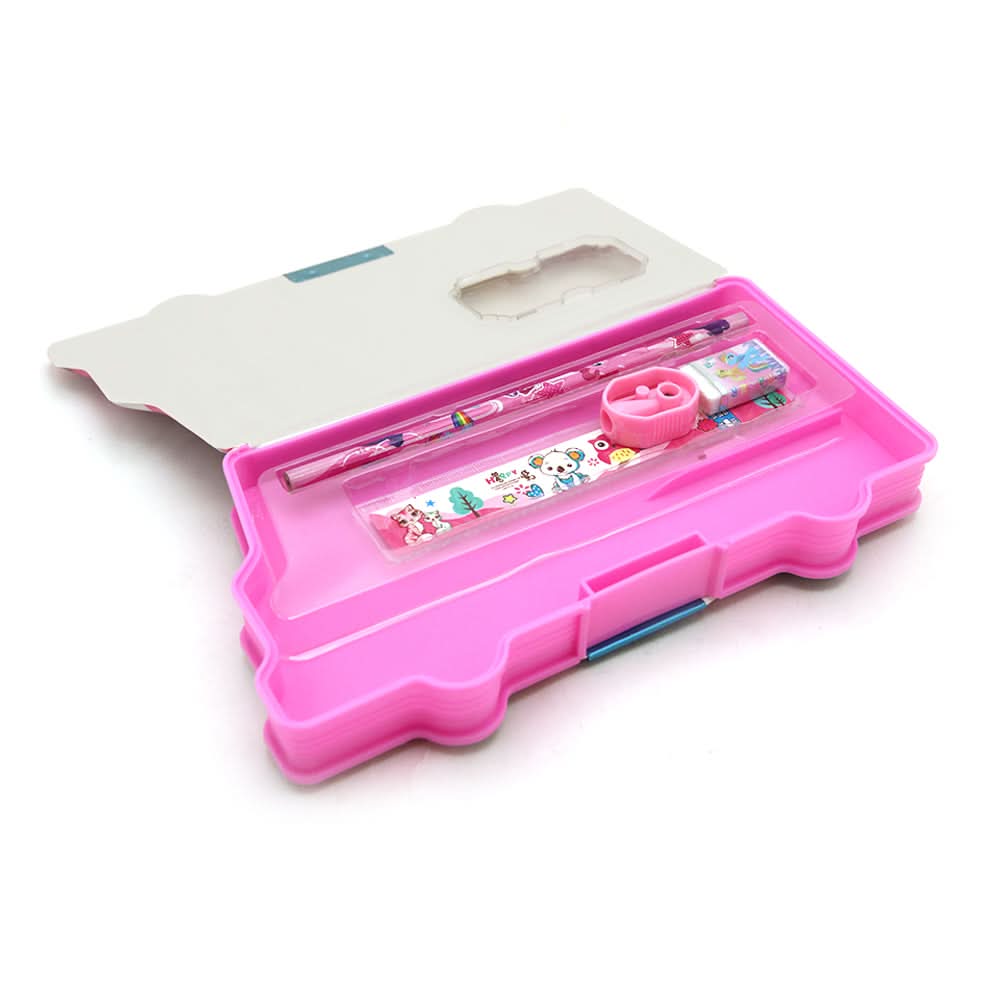 Pencil Box - Pink, Pencil Boxes & Stationery Sets, Chase Value, Chase Value