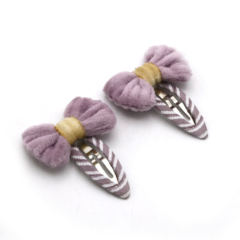 Girls Hair Pins 2 Pcs - Purple, Girls Hair Accessories, Chase Value, Chase Value