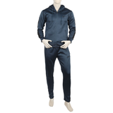 Men's Full Sleeves Fleece Zipper Track Suit - Steel Blue, Men's Track Suits, Chase Value, Chase Value