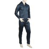 Men's Full Sleeves Fleece Zipper Track Suit - Steel Blue, Men's Track Suits, Chase Value, Chase Value