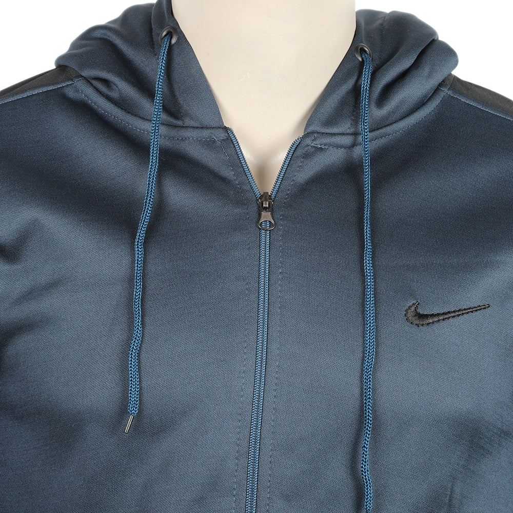 Men's Full Sleeves Fleece Zipper Track Suit - Steel Blue, Men's Track Suits, Chase Value, Chase Value
