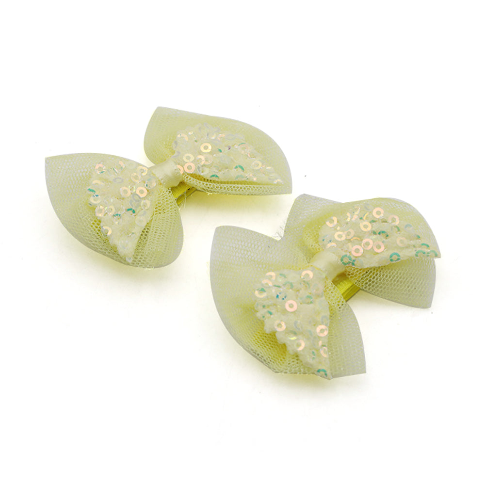 Baby Safety Pin with Lock - Yellow, Girls Hair Accessories, Chase Value, Chase Value