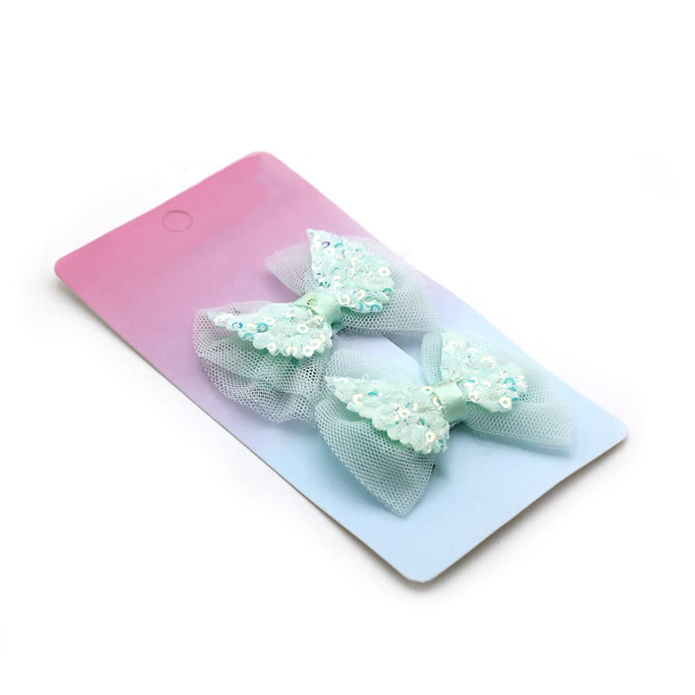 Baby Safety Pin with Lock - Cyan, Girls Hair Accessories, Chase Value, Chase Value