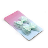 Baby Safety Pin with Lock - Cyan, Girls Hair Accessories, Chase Value, Chase Value