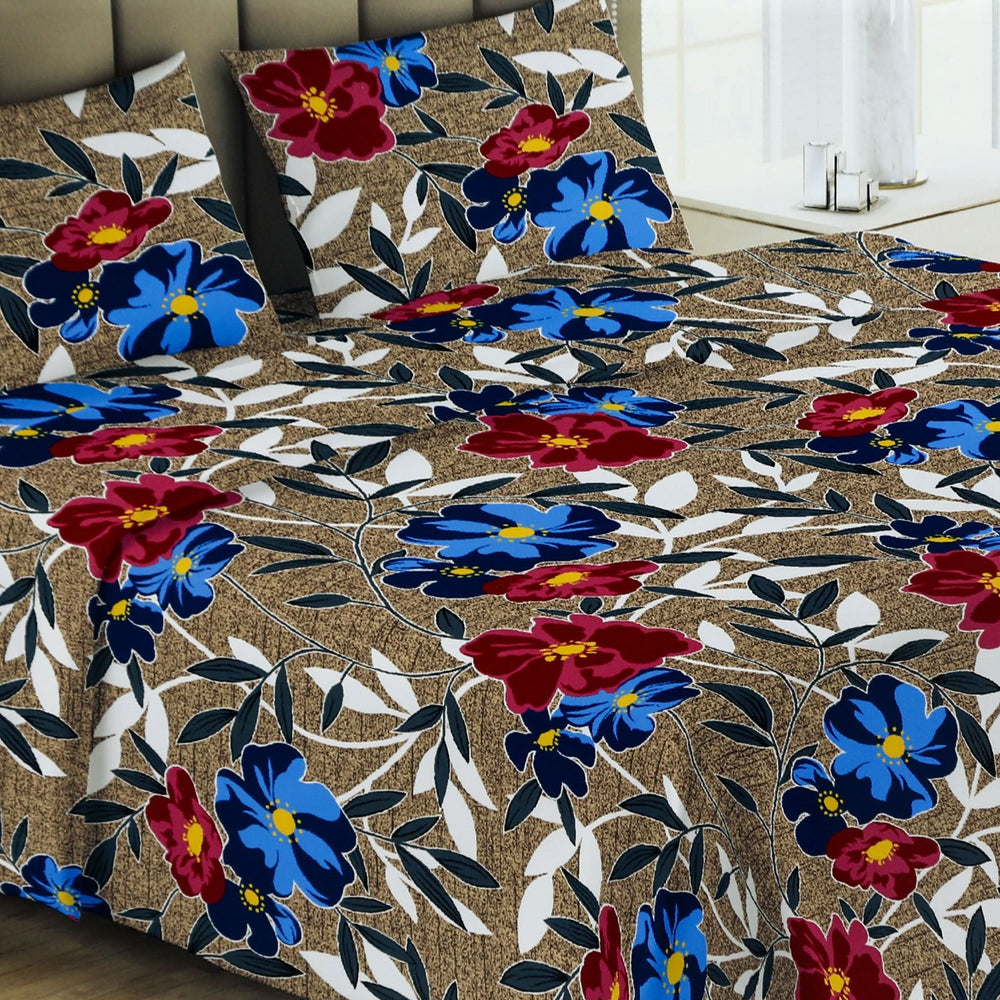 Printed Double Bed Sheet - Multi Color, Double Size Bed Sheet, Chase Value, Chase Value