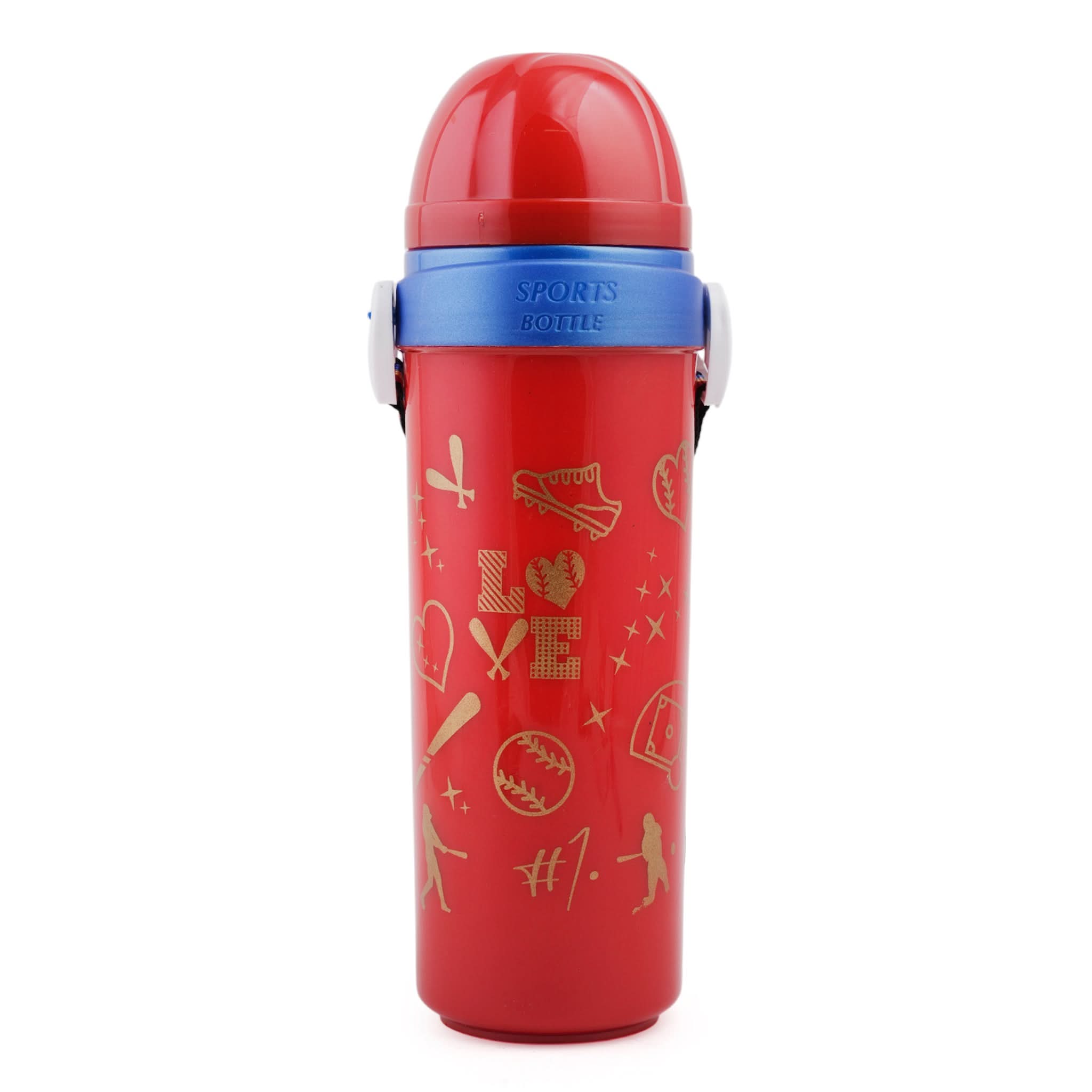Sports Water Bottle Large - Red, Water Bottle, Chase Value, Chase Value