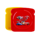 Lunch Box – Everyday Compact Food Container for School or Office

 - Red, Tiffin Boxes & Bottles, Chase Value, Chase Value