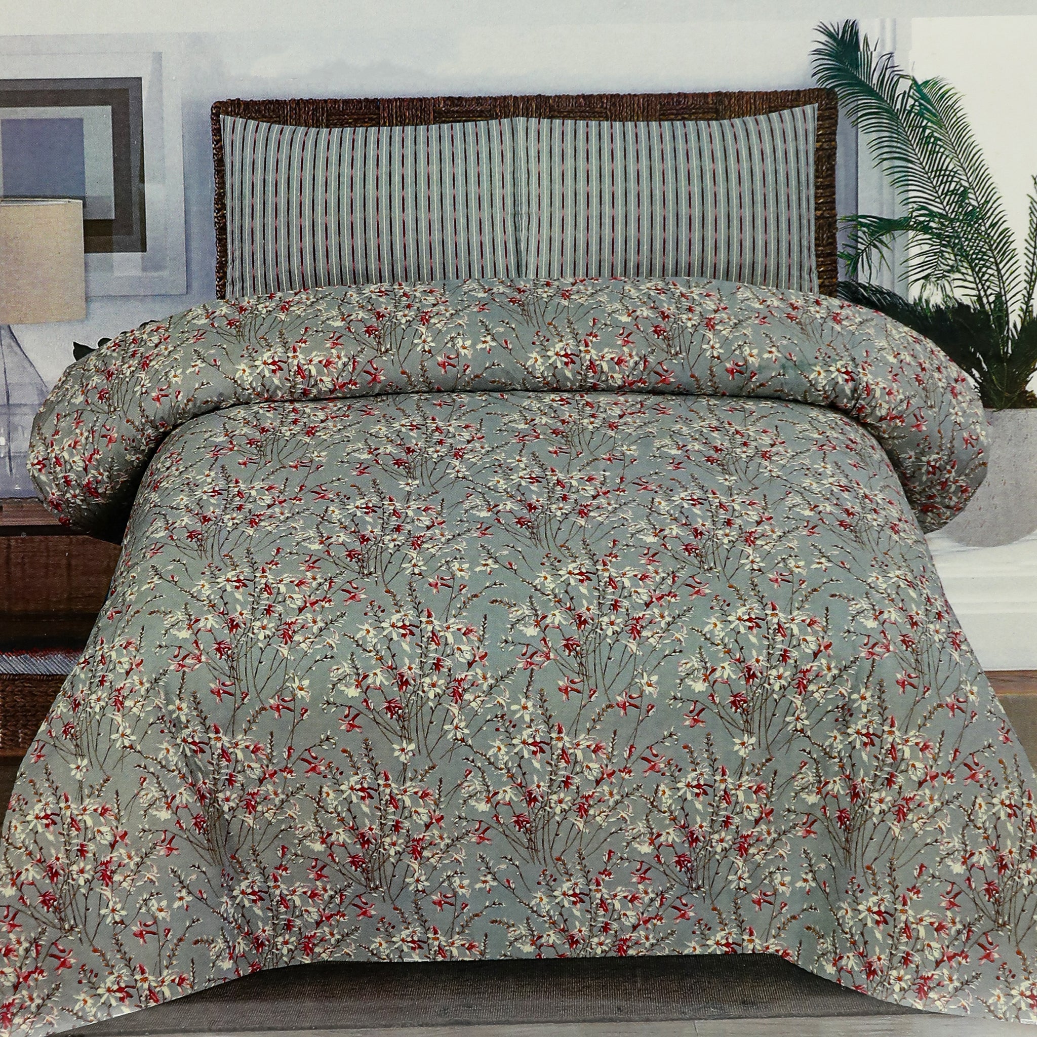 Valuables King Size Polyester Cotton Bed Sheet 90*95 - B1, King Size Bed Sheet, Valuable, Chase Value