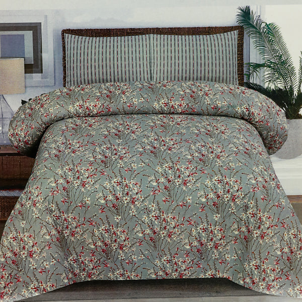 Valuables King Size Polyester Cotton Bed Sheet 90*95 - B1
