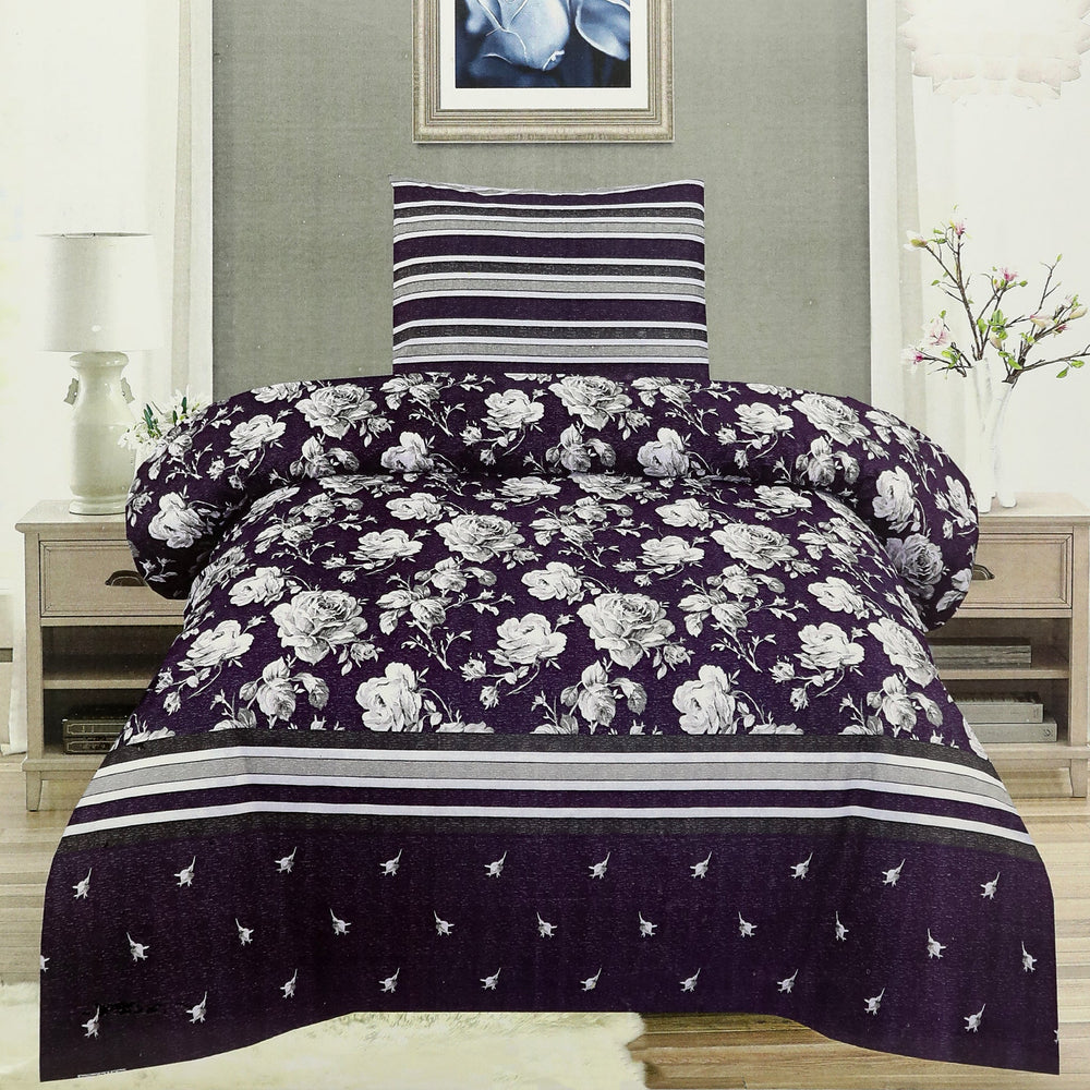 Valuables Single Bed Sheet - Salonika - B1, Single Size Bed Sheet, Valuable, Chase Value