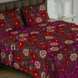 Printed Double Bed Sheet - Multi Color, Double Size Bed Sheet, Chase Value, Chase Value