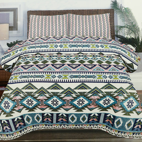 Valuables King Size Polyester Cotton Bed Sheet 90*95 - B6