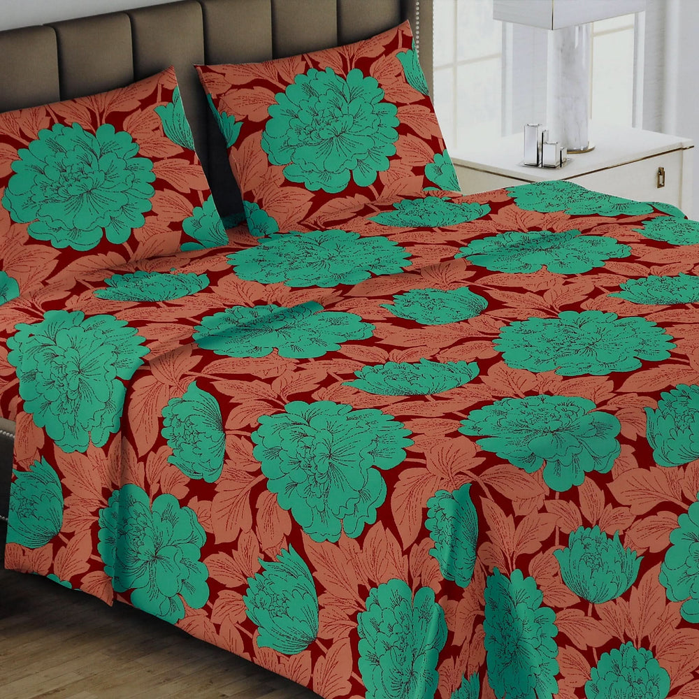 Printed Double Bed Sheet - Multi Color, Double Size Bed Sheet, Chase Value, Chase Value