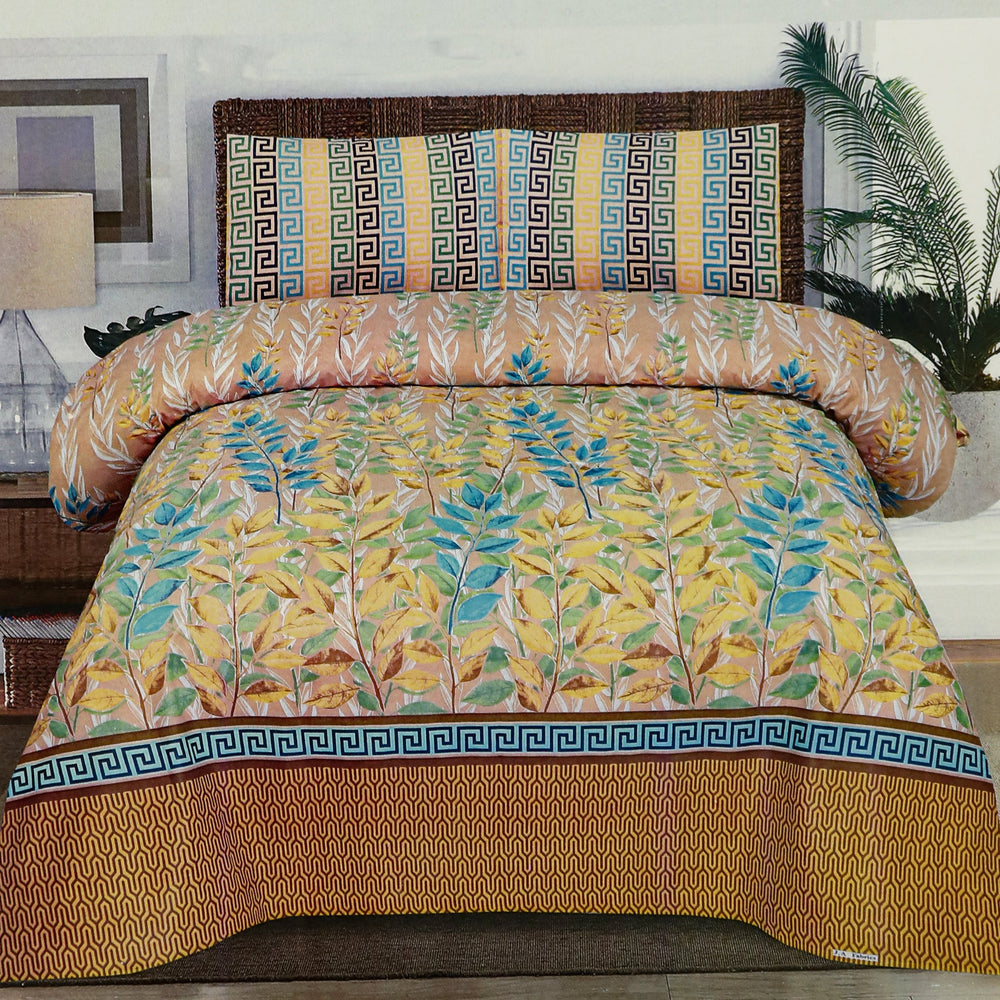 Valuables King Size Polyester Cotton Bed Sheet 90*95 - B8, King Size Bed Sheet, Valuable, Chase Value