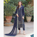 Schick Basant Heavy Chiffon Semi Stitched Embroidered 3Pcs Suit, Women, 3Pcs Shalwar Suit, MI Creation, Chase Value