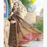 Schick Basant Heavy Chiffon Semi Stitched Embroidered 3Pcs Suit, Women, 3Pcs Shalwar Suit, MI Creation, Chase Value