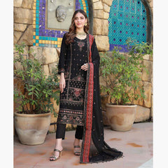 Schick Basant Heavy Chiffon Semi Stitched Embroidered 3Pcs Suit