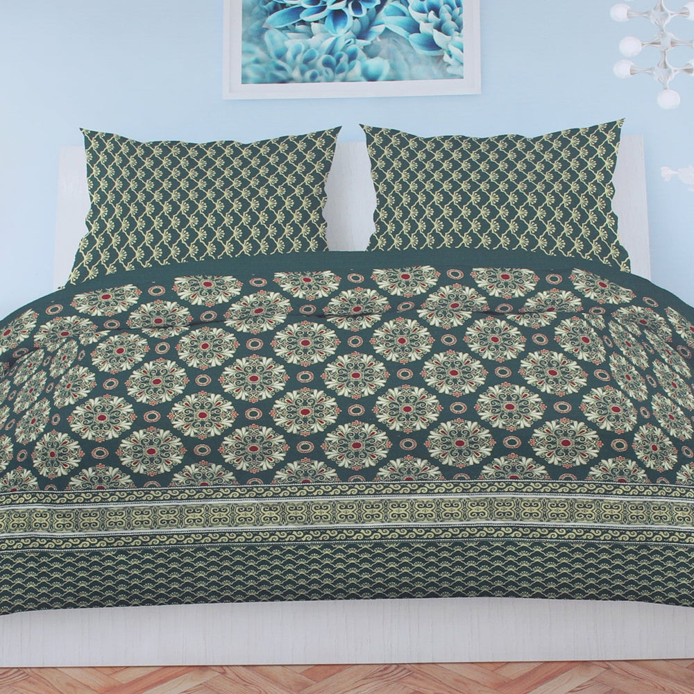 Printed King Bed Sheet - Multi Color, King Size Bed Sheet, Chase Value, Chase Value