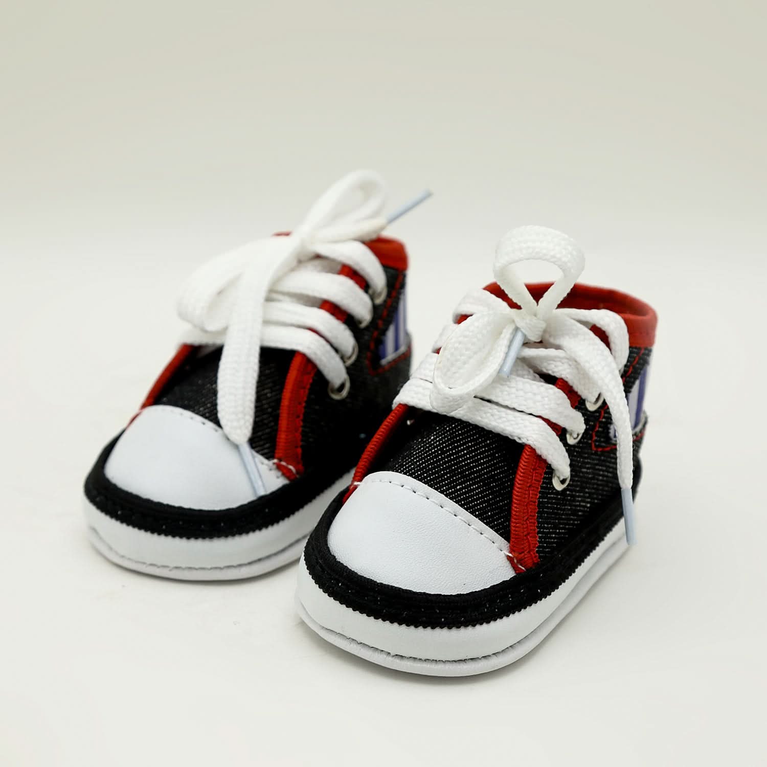 Newborn Boys Long Fancy Shoes - Black, Newborn Caps, Shoes & Socks, Chase Value, Chase Value