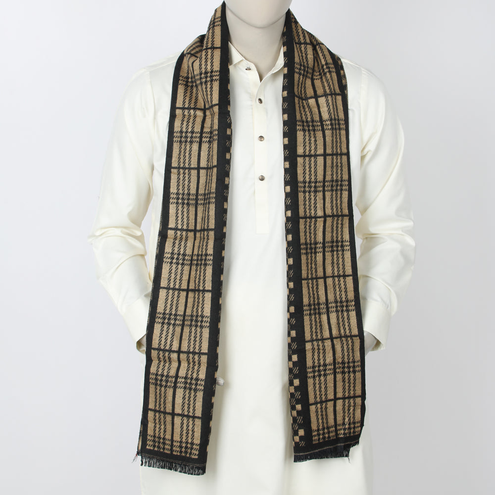 Men's Muffler - Brown, Men's Shawls & Mufflers, Chase Value, Chase Value