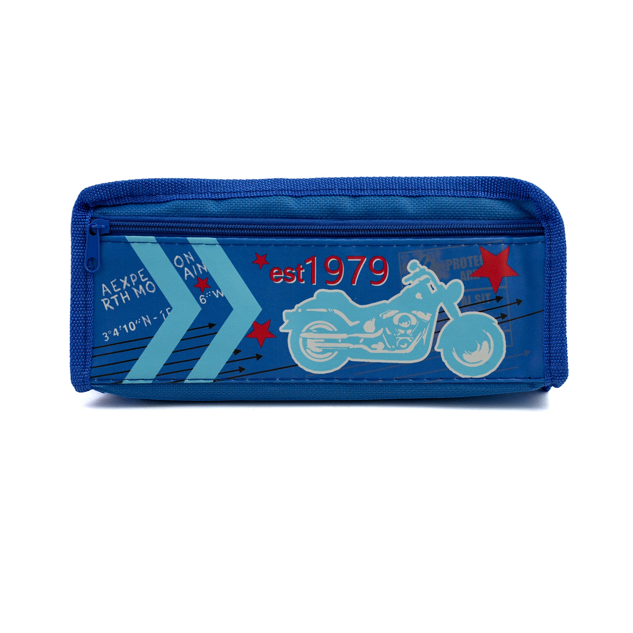 Pencil Pouch - Blue, Stationery Pouch & Box, Chase Value, Chase Value