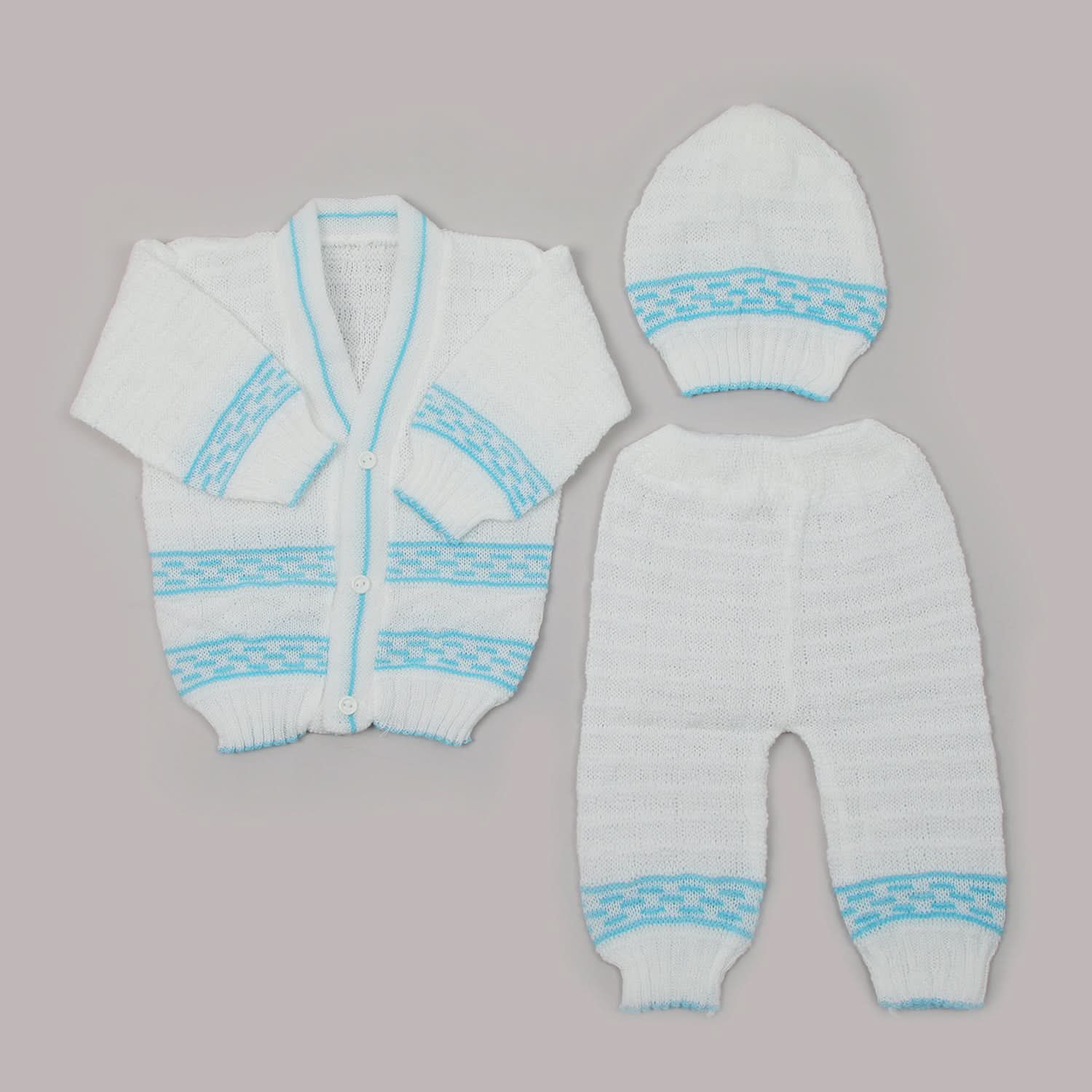 Newborn Boys Full Sleeves Suit - Blue, Newborn Boys Sets & Suits, Chase Value, Chase Value