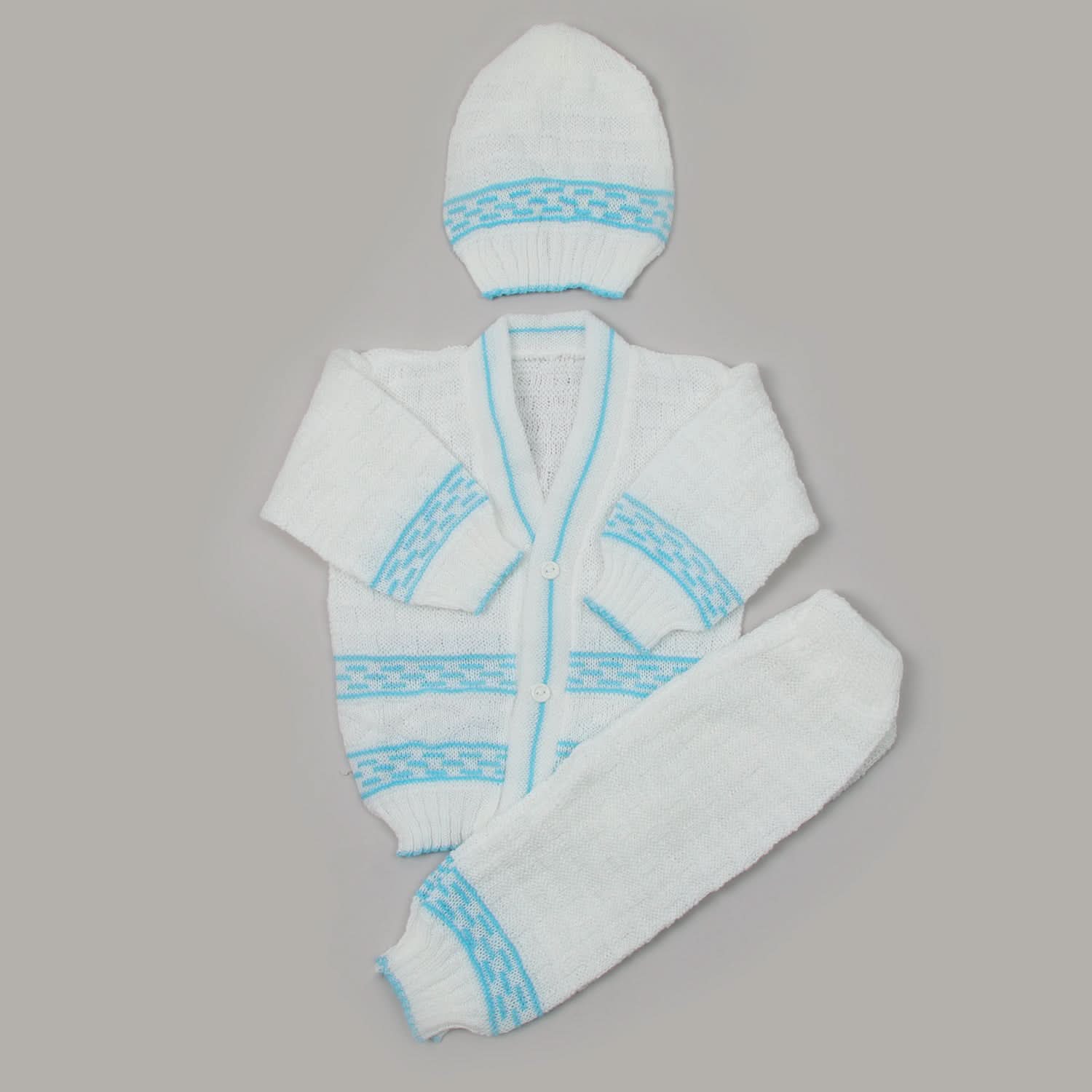 Newborn Boys Full Sleeves Suit - Blue, Newborn Boys Sets & Suits, Chase Value, Chase Value