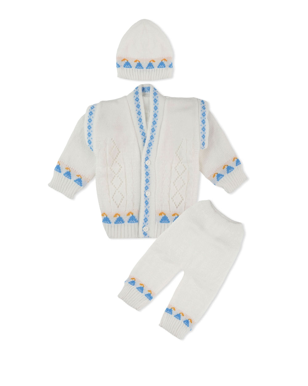 Newborn Boys Irani Suit – 4 Piece Set, Newborn Boys Sets & Suits, Chase Value, Chase Value