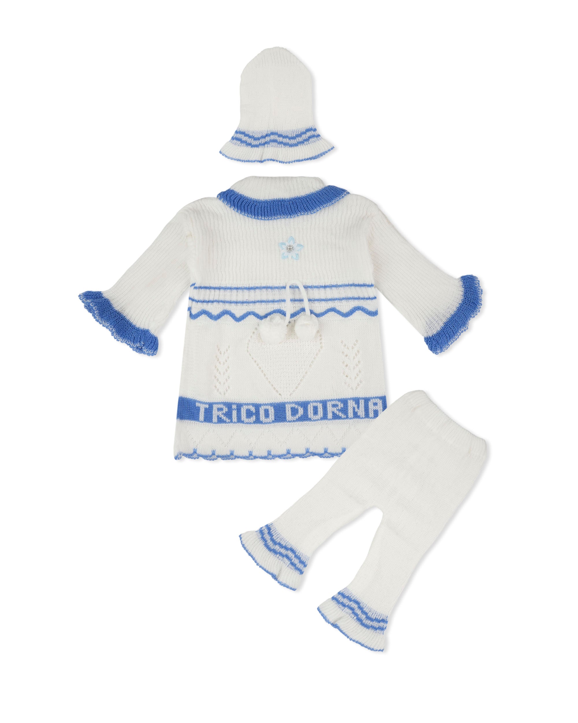 Newborn Girls Irani Suit 3 Piece Set, Newborn Girls Sets & Suits, Chase Value, Chase Value