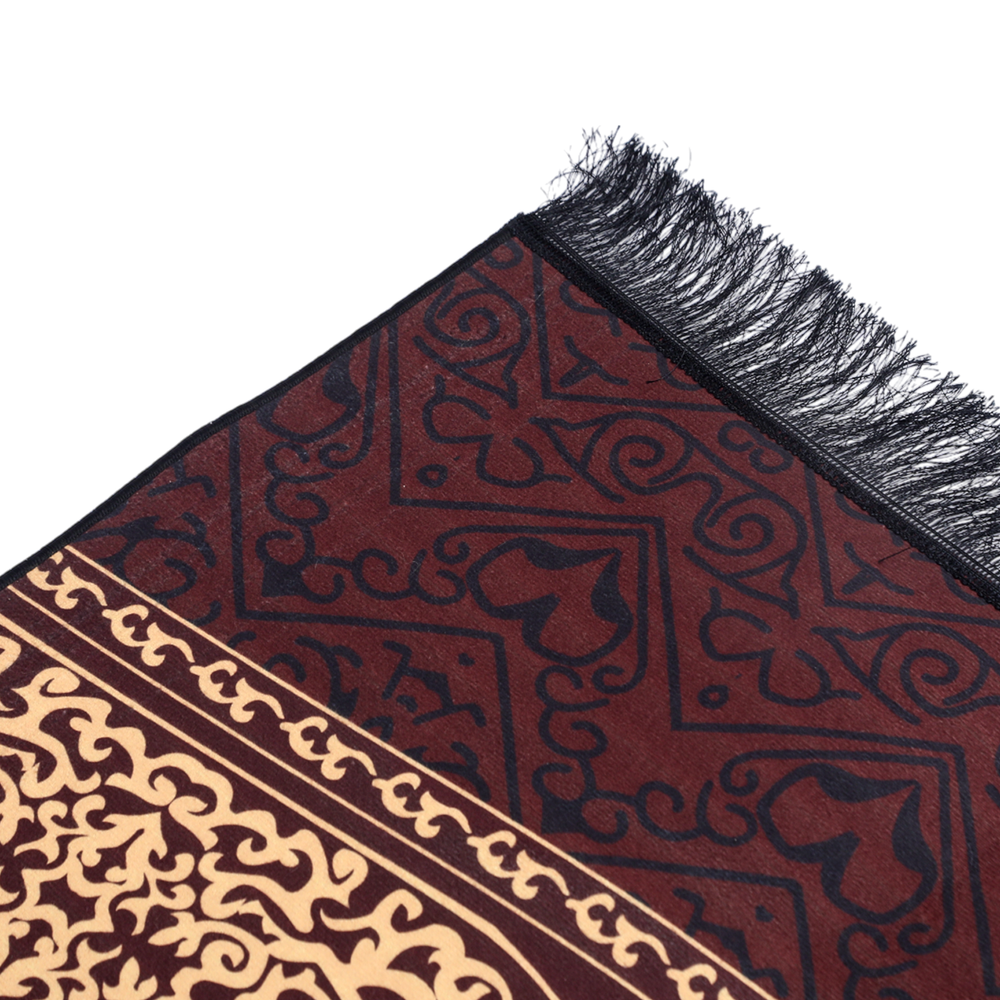Jae Namaz (Prayer Mat) 30 X 48 - Brown, Prayer Accessories, Chase Value, Chase Value